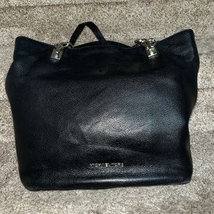 Black leather Michael Kors purse